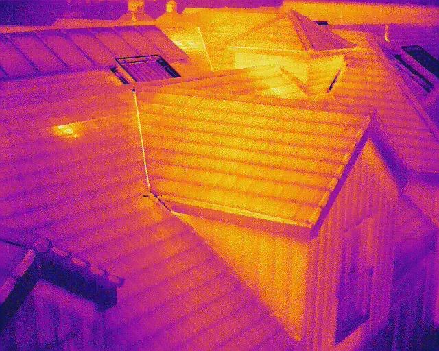 Thermal Imaging Roof Survey Image Gravesend